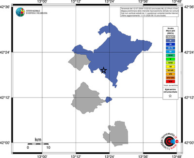 Mappa MCS - territori comuni