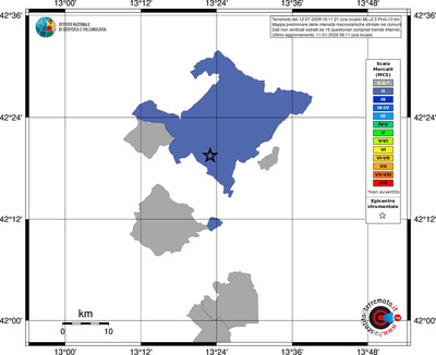 Mappa MCS - territori comuni