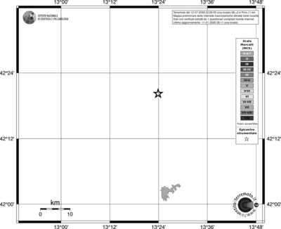 Mappa MCS - territori località