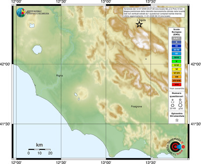 Mappa EMS - località