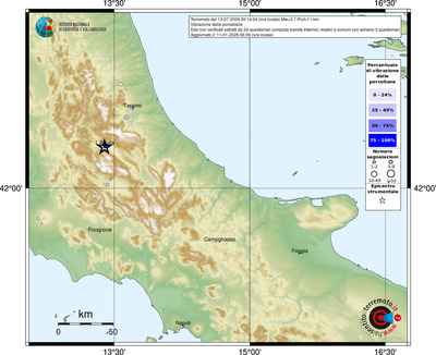 Mappa comuni con almeno 3 questionari