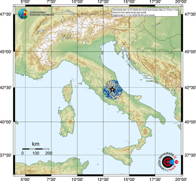 Area di invio delle email agli iscritti