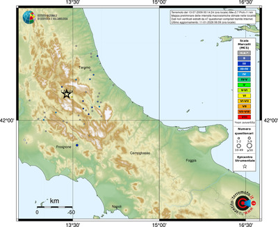 Mappa MCS - località