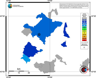 Mappa MCS - territori comuni