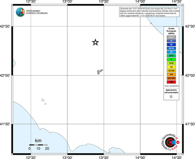 Mappa EMS - territori località