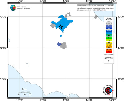 Mappa MCS - territori comuni