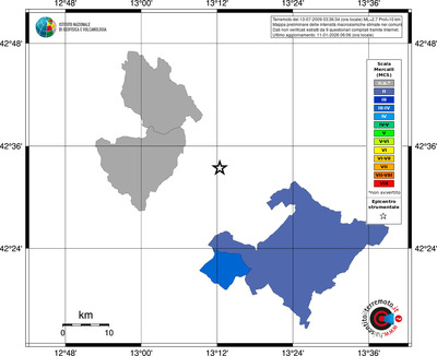 Mappa MCS - territori comuni