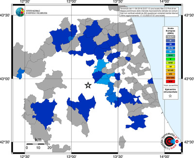 Mappa EMS - territori comuni