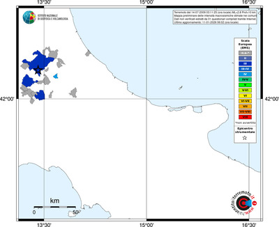 Mappa EMS - territori comuni