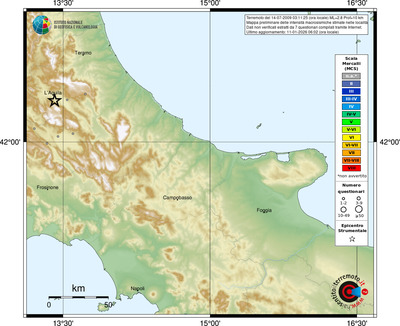 Mappa MCS - località