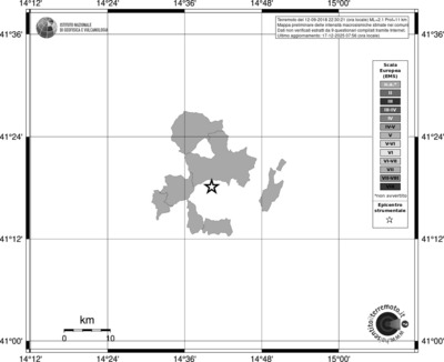 Mappa EMS - territori comuni