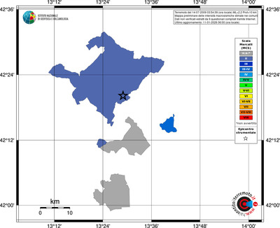 Mappa MCS - territori comuni