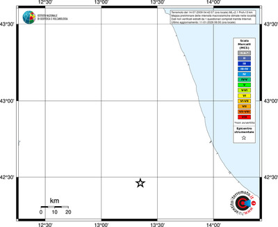 Mappa MCS - territori località