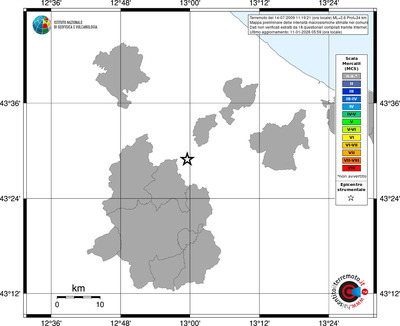 Mappa MCS - territori comuni