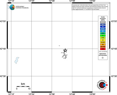 Mappa EMS - territori località