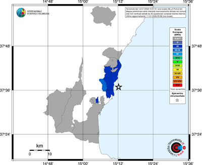 Mappa EMS - territori comuni