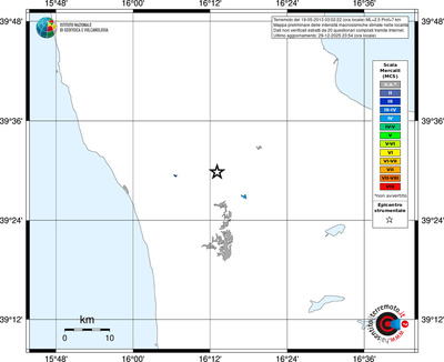 Mappa MCS - territori località