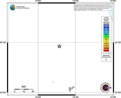 Mappa MCS - territori località