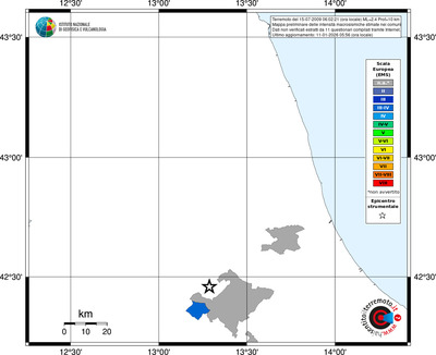 Mappa EMS - territori comuni