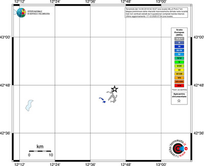 Mappa EMS - territori località