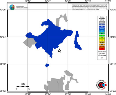 Mappa EMS - territori comuni