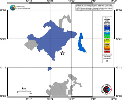 Mappa MCS - territori comuni