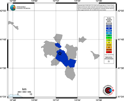 Mappa EMS - territori comuni