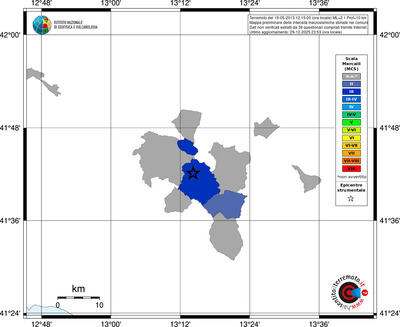 Mappa MCS - territori comuni