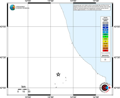Mappa EMS - territori località