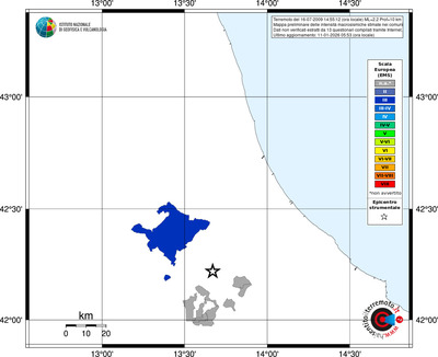 Mappa EMS - territori comuni