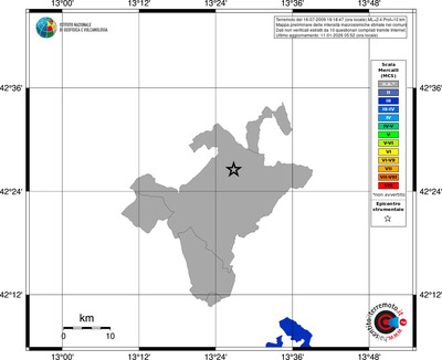 Mappa MCS - territori comuni