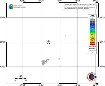 Mappa MCS - territori località