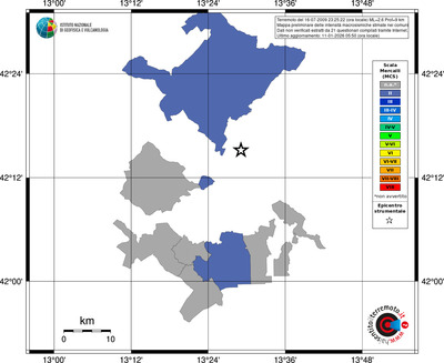 Mappa MCS - territori comuni