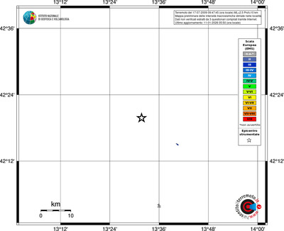 Mappa EMS - territori località