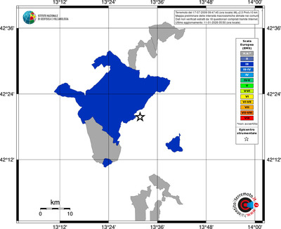 Mappa EMS - territori comuni
