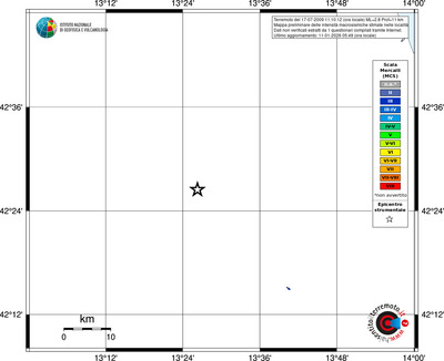 Mappa MCS - territori località