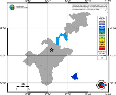 Mappa MCS - territori comuni