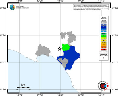 Mappa MCS - territori comuni