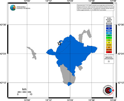 Mappa EMS - territori comuni