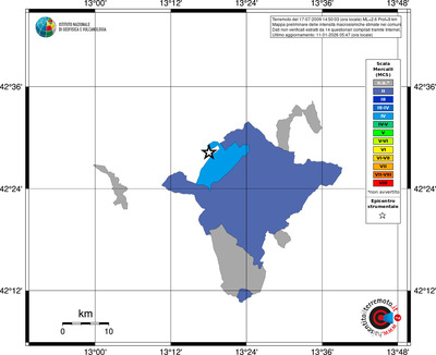 Mappa MCS - territori comuni