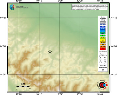 Mappa EMS - località