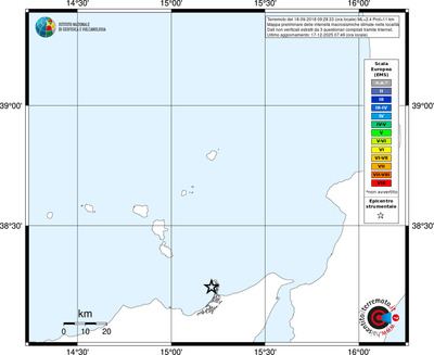 Mappa EMS - territori località