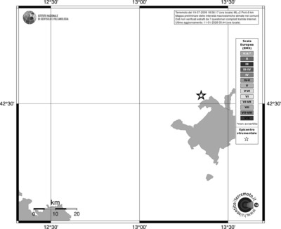 Mappa EMS - territori comuni