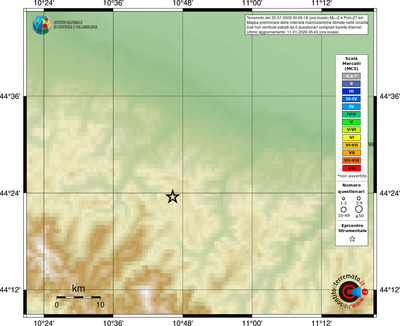 Mappa MCS - località