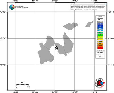 Mappa MCS - territori comuni