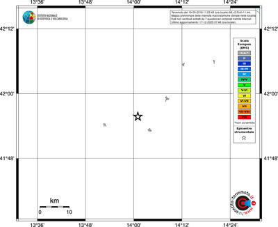 Mappa EMS - territori località