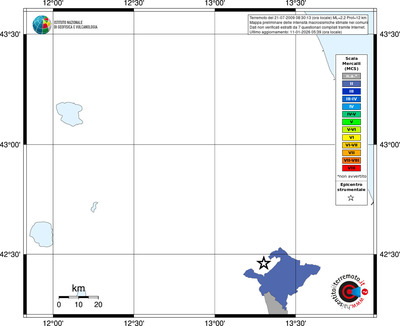 Mappa MCS - territori comuni