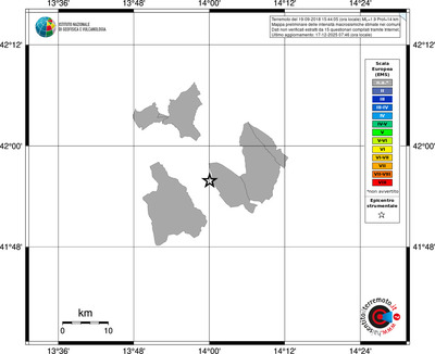Mappa EMS - territori comuni