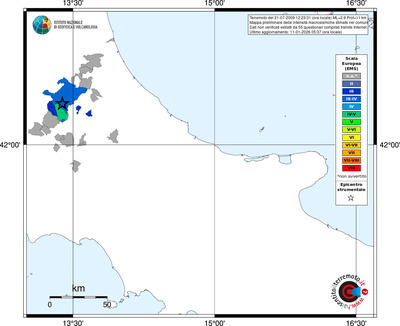 Mappa EMS - territori comuni