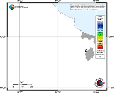 Mappa EMS - territori comuni